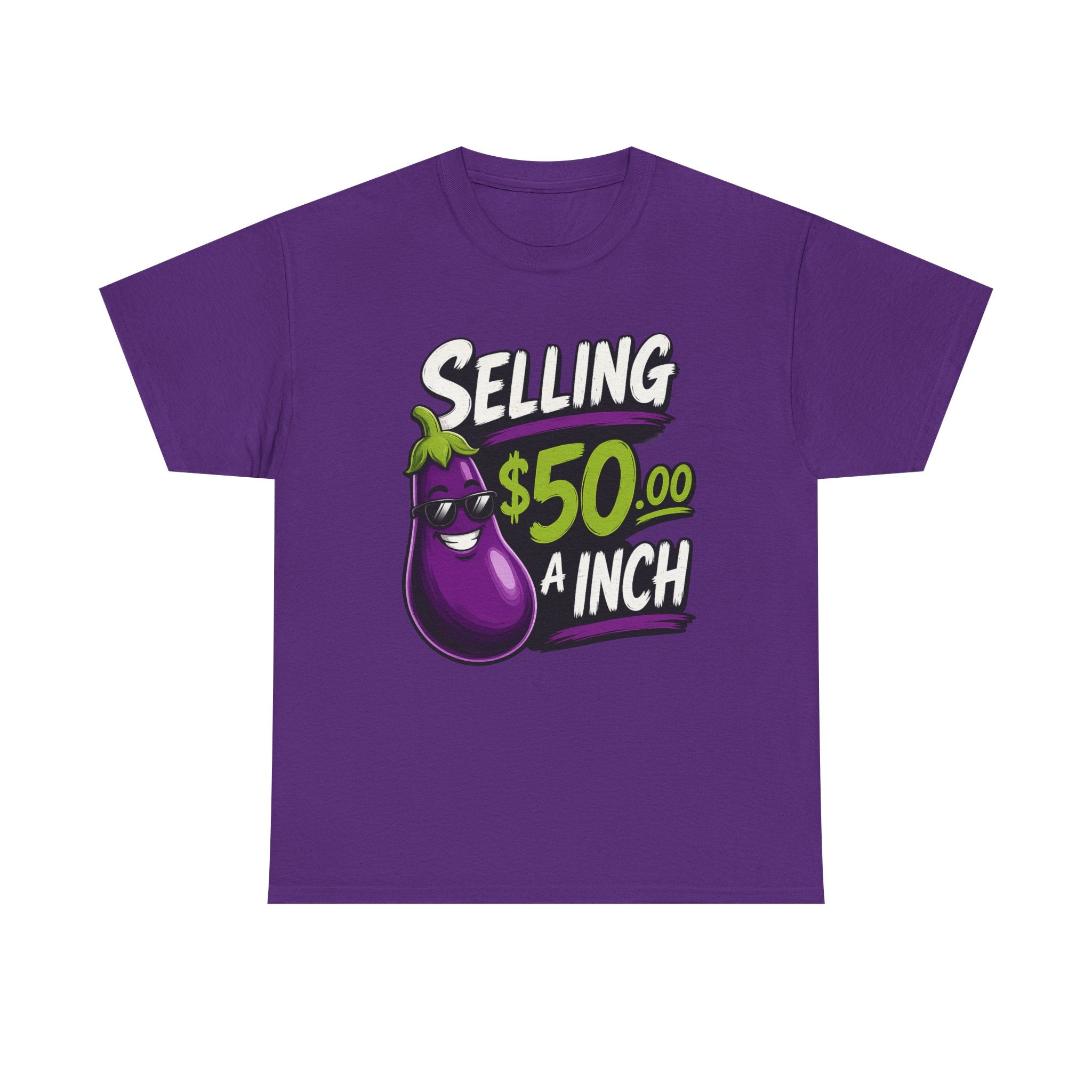 Selling 50.00 a Inch Eggplant T-Shirt