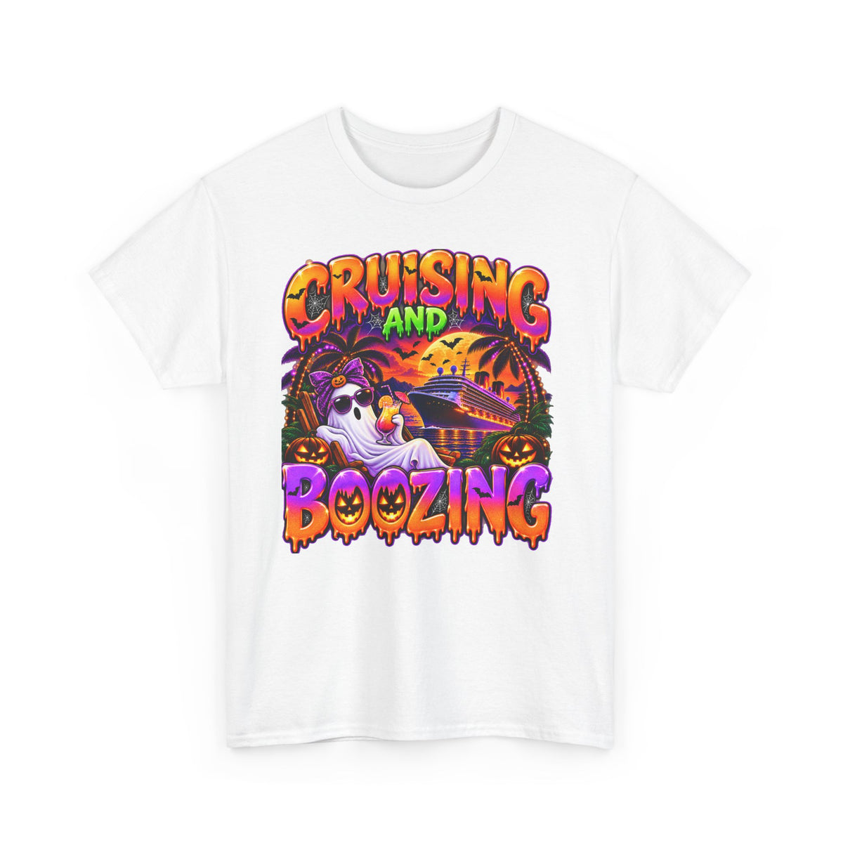 Cruising and Boozing Halloween Tee