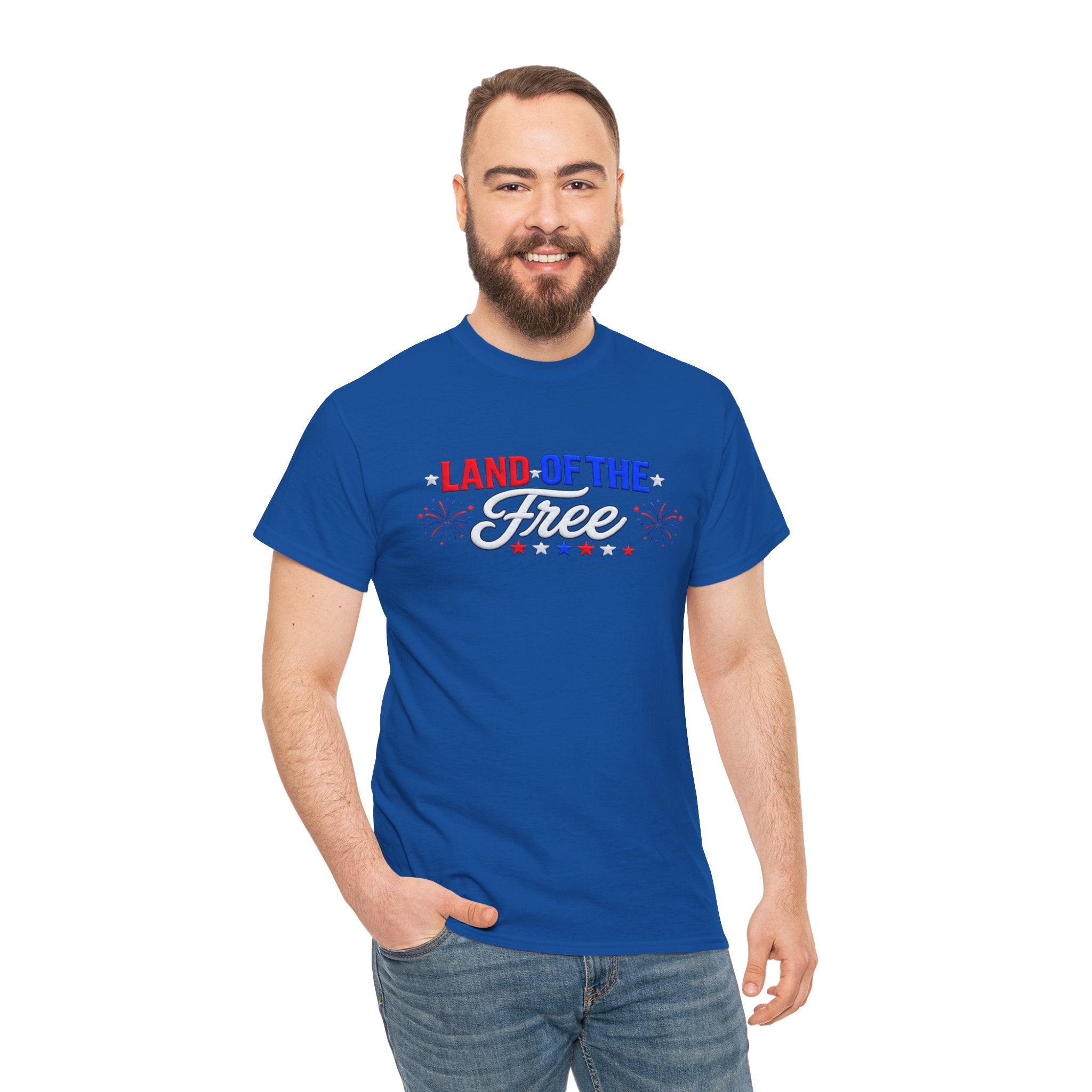 Land of the Free T-Shirt — Patriotic 4th of July Tee