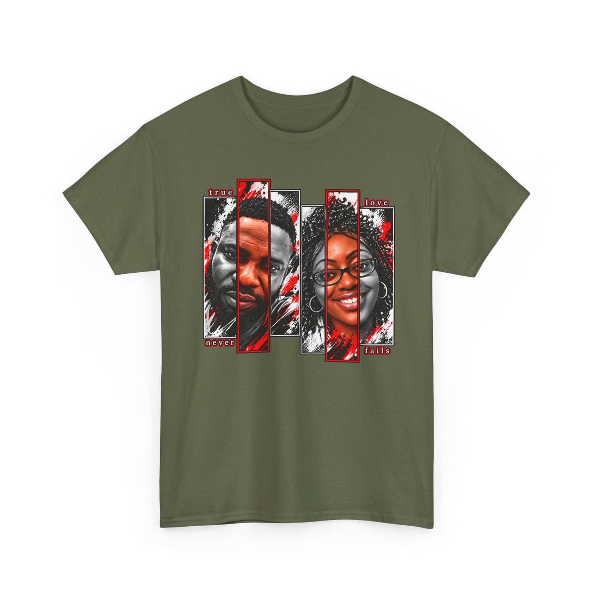 Black Love Portrait Graphic T-Shirt