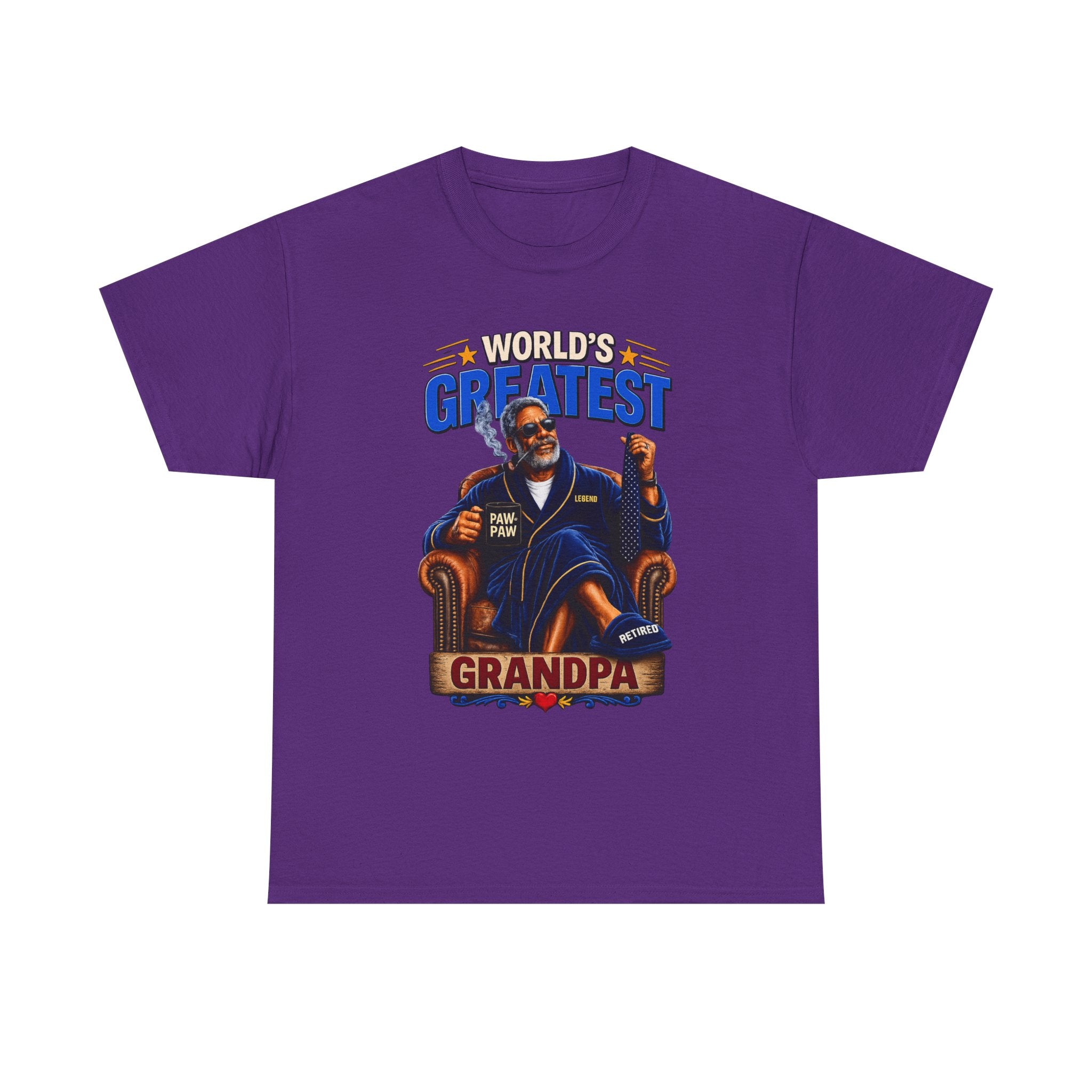 World's Greatest Grandpa T-Shirt – Retro Illustrated Father's Day Gift