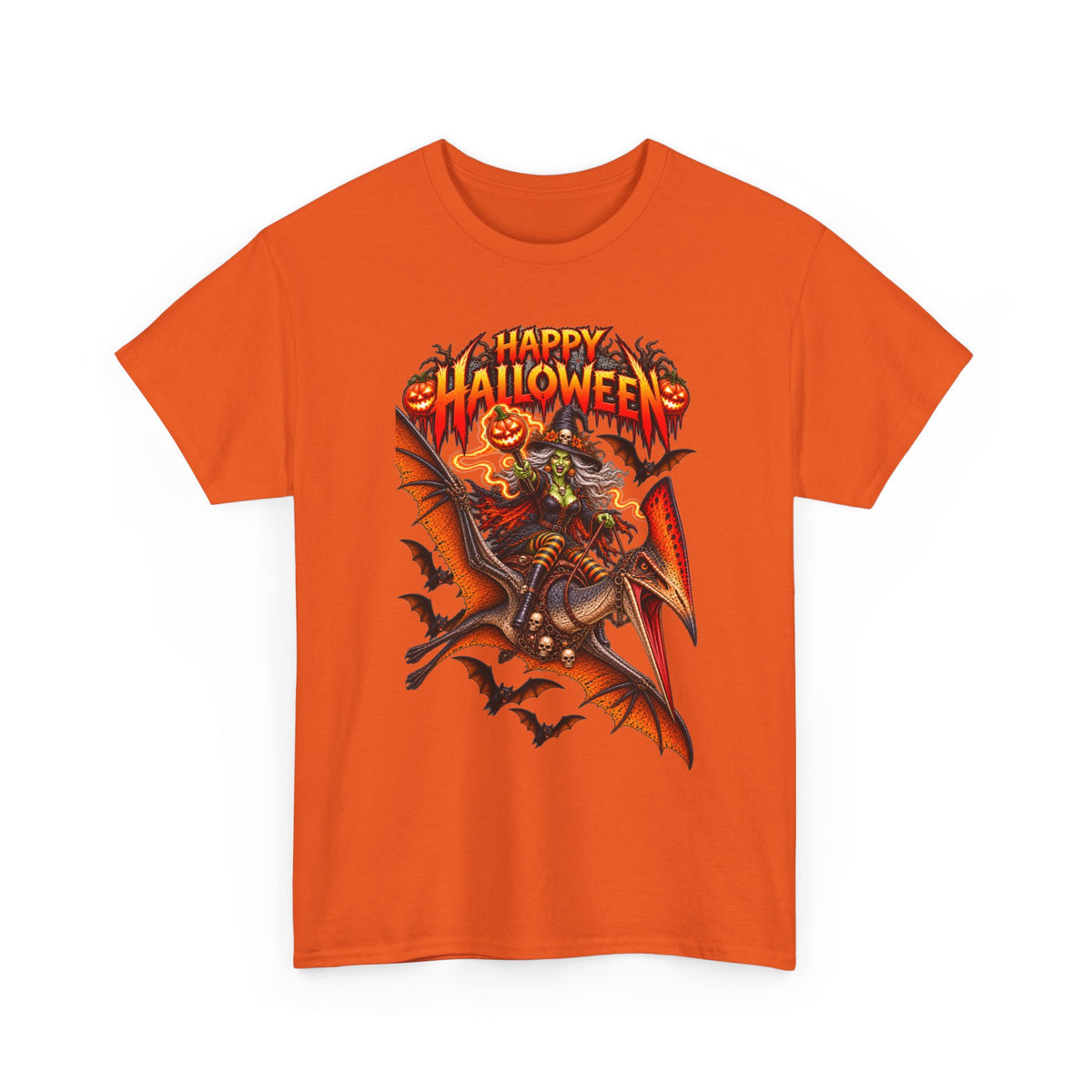 Halloween Dinosaur Rider T‑Shirt