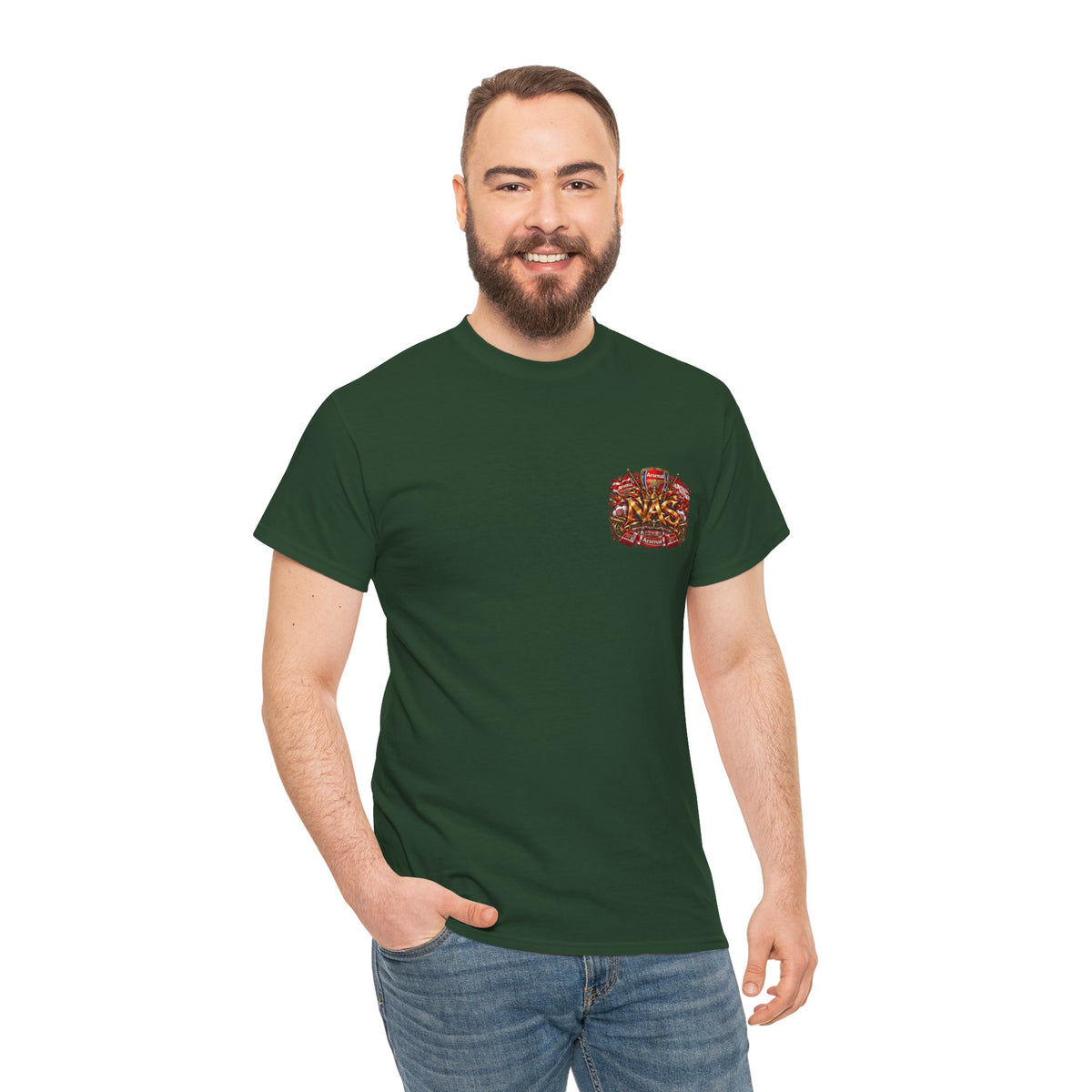 Arsenal Football Club Crest Graphic T-Shirt