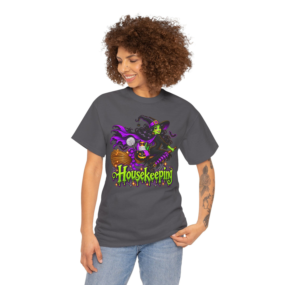 Housekeeping Witch Halloween T-Shirt