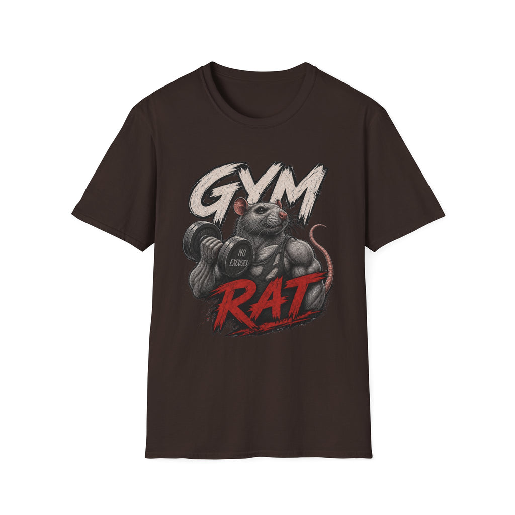 Gym Rat T-Shirt — Funny Weightlifting Fitness Tee