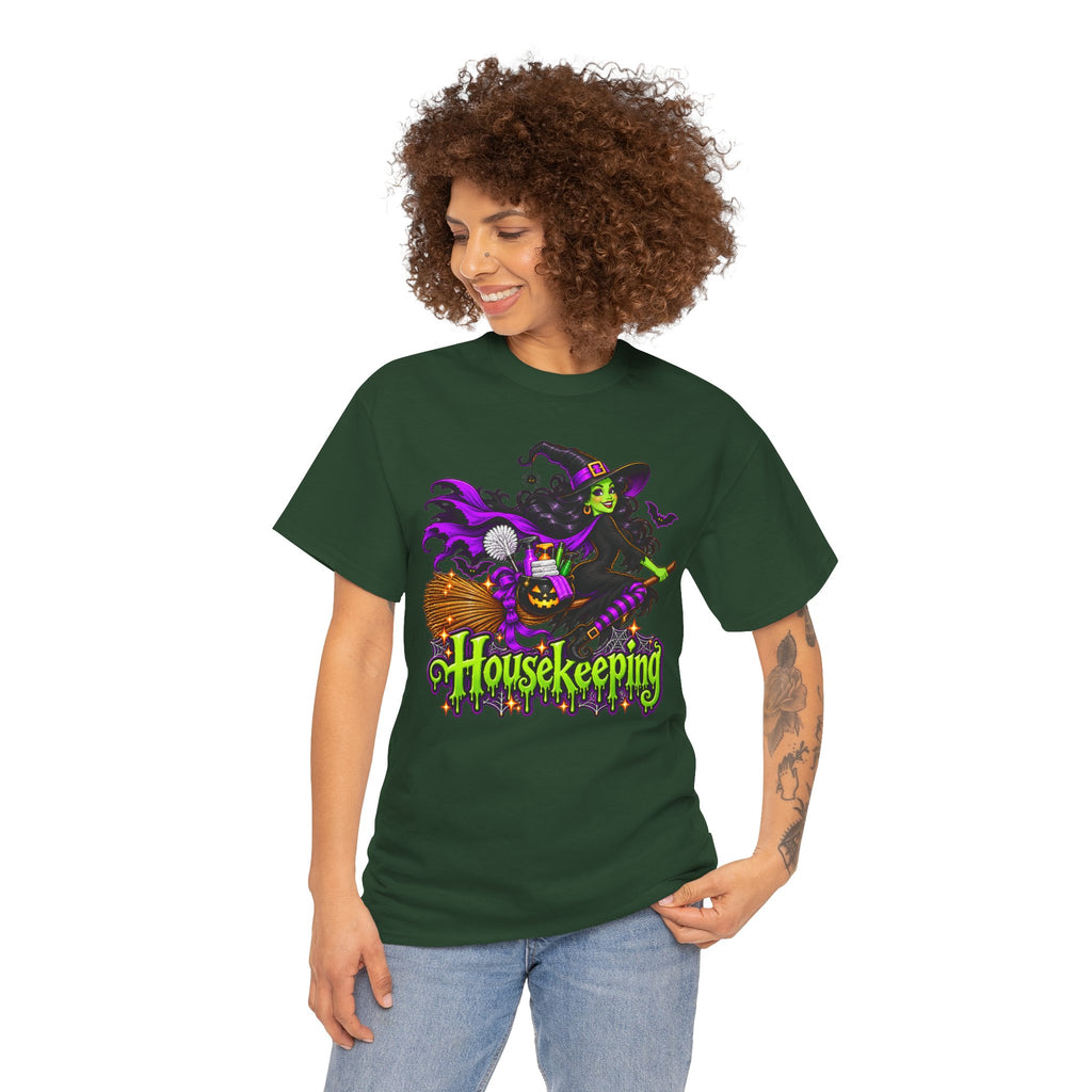 Housekeeping Witch Halloween T-Shirt