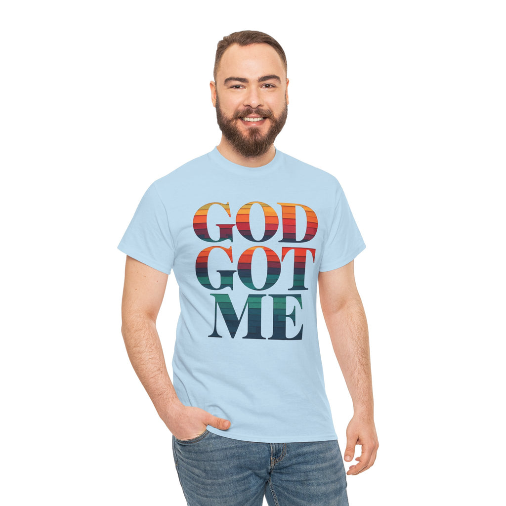T-Shirt — "God Got Me" Inspirational Graphic Tee