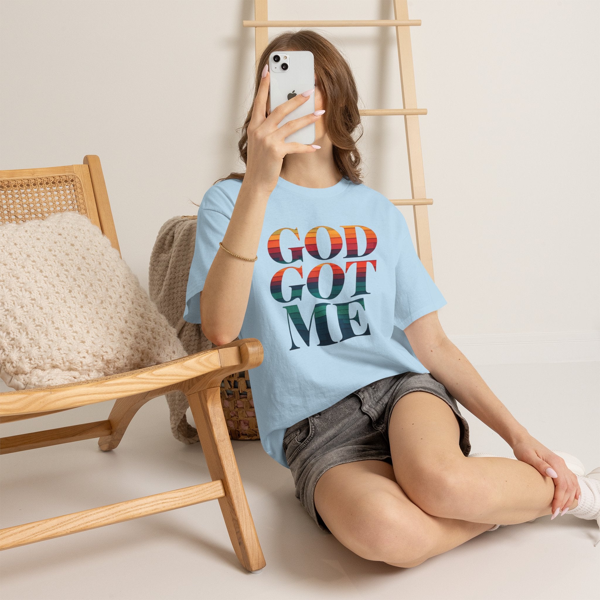 T-Shirt — "God Got Me" Inspirational Graphic Tee