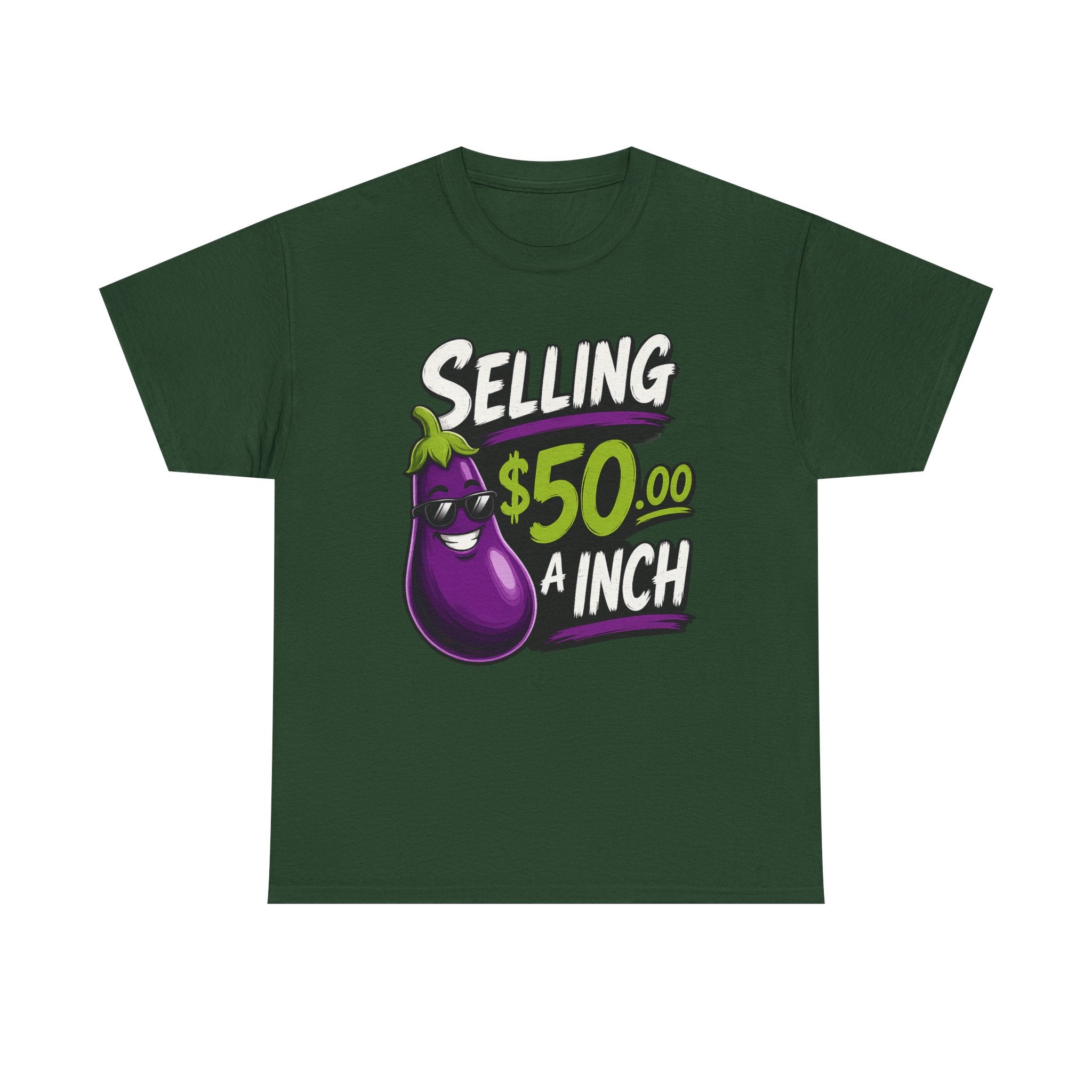 Selling 50.00 a Inch Eggplant T-Shirt