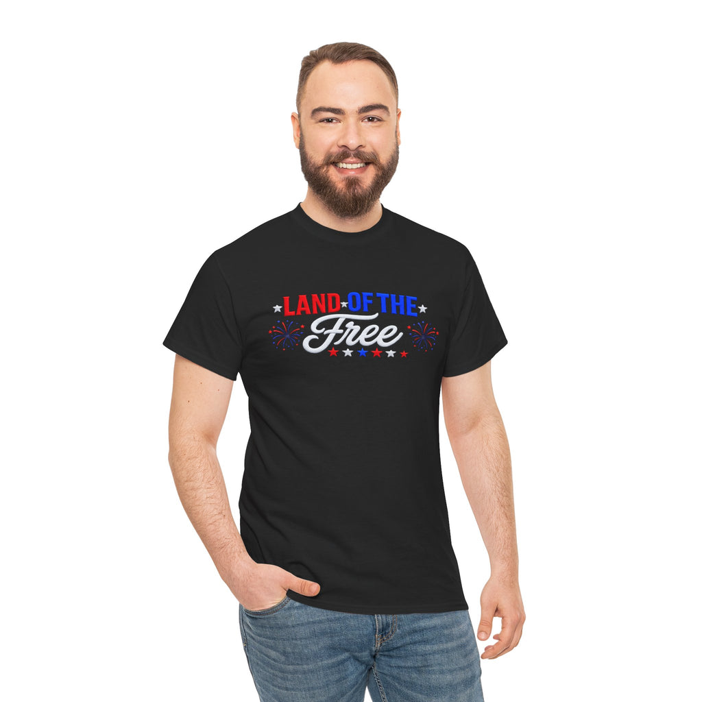 Land of the Free T-Shirt — Patriotic 4th of July Tee