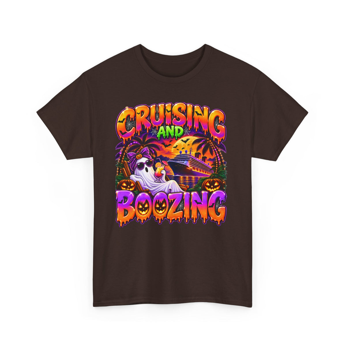 Cruising and Boozing Halloween Tee