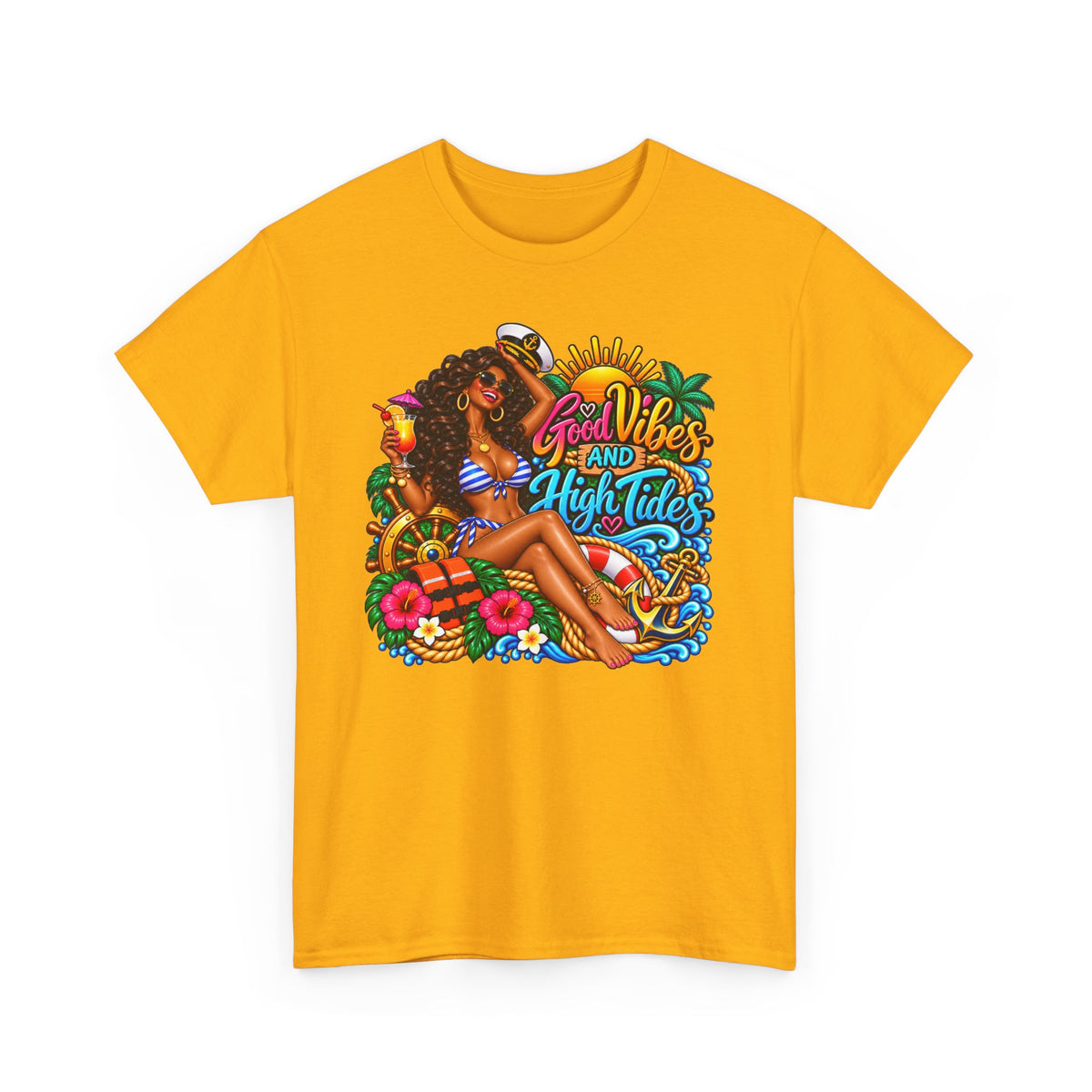 T‑Shirt — "Good Vibes and High Tides" Cruise
