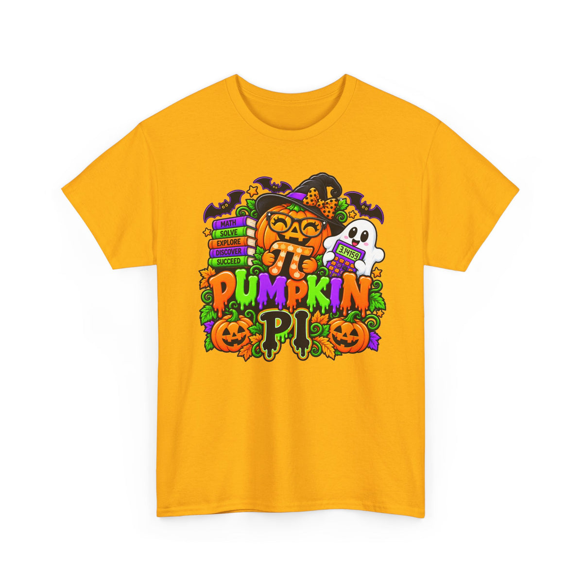 Pumpkin Pi Math Halloween Tee
