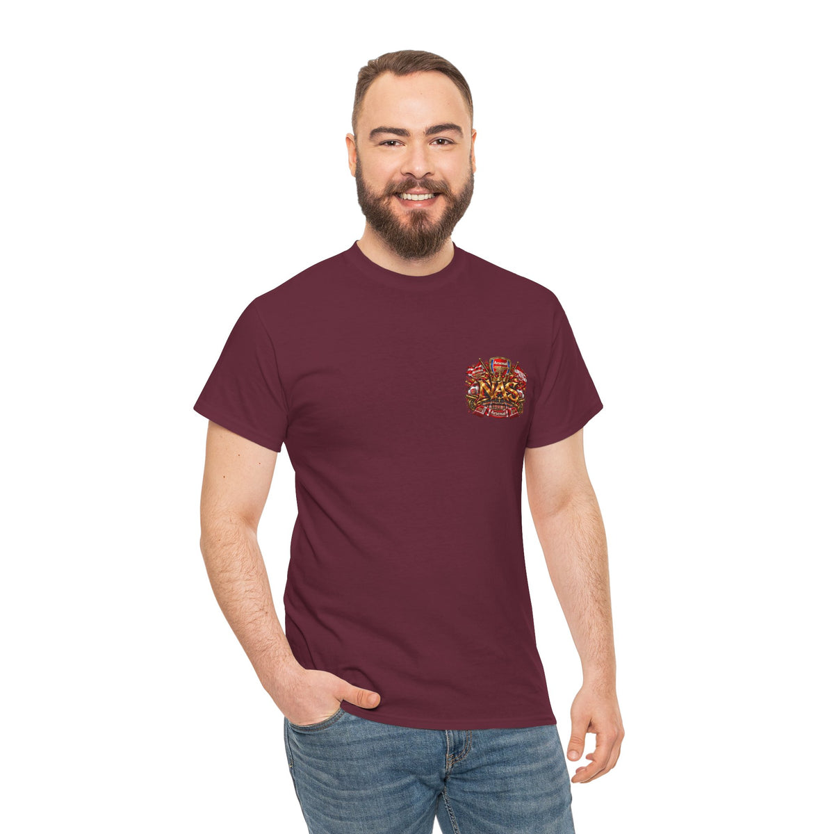 Arsenal Football Club Crest Graphic T-Shirt