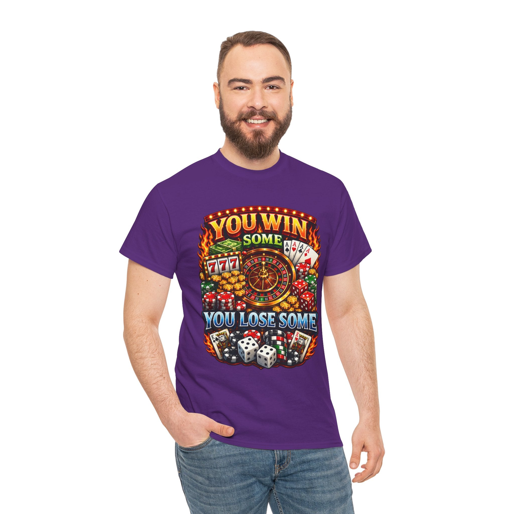 Casino Luck T-Shirt — "You Win Some, You Lose Some" Graphic Tee