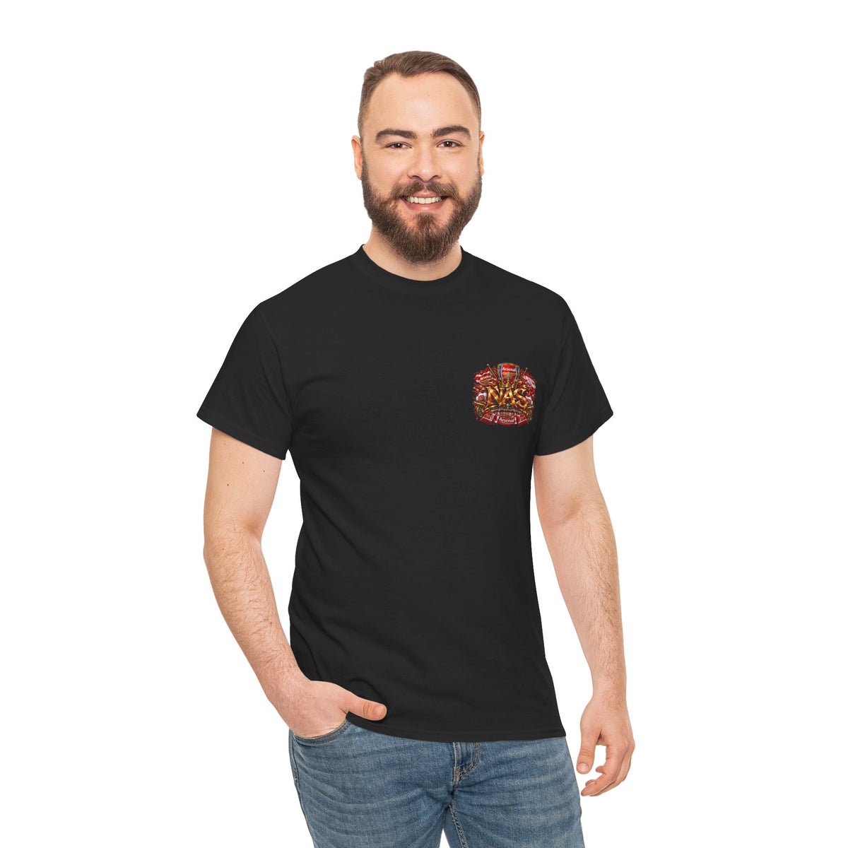 Arsenal Football Club Crest Graphic T-Shirt