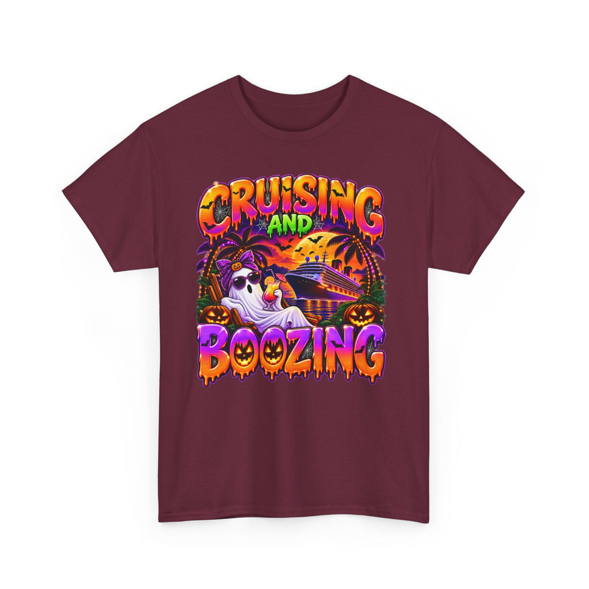 Cruising and Boozing Halloween Tee