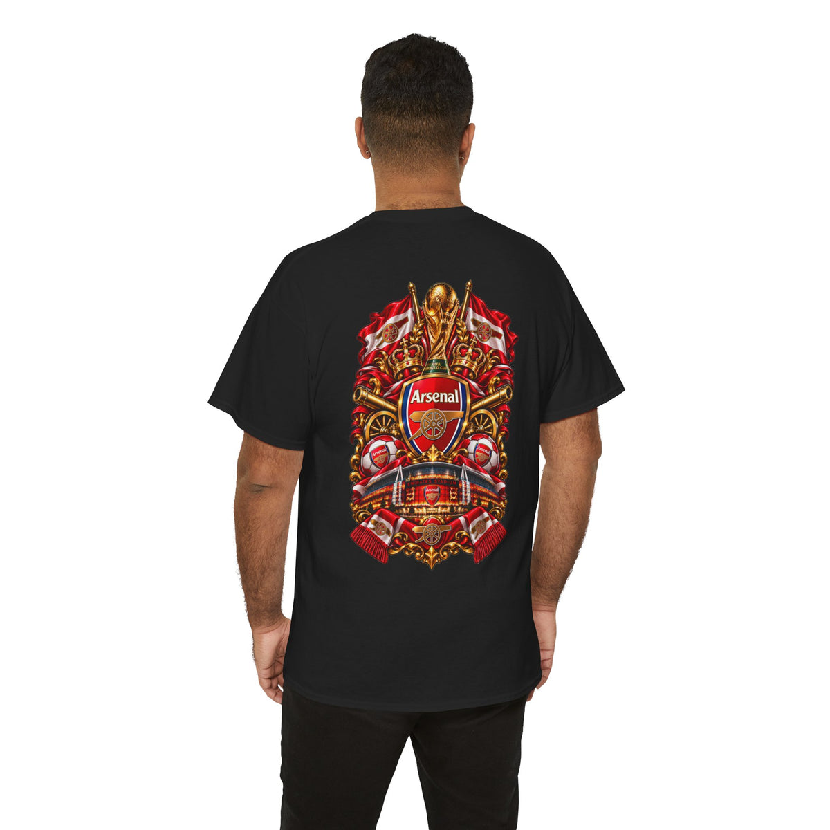 Arsenal Football Club Crest Graphic T-Shirt