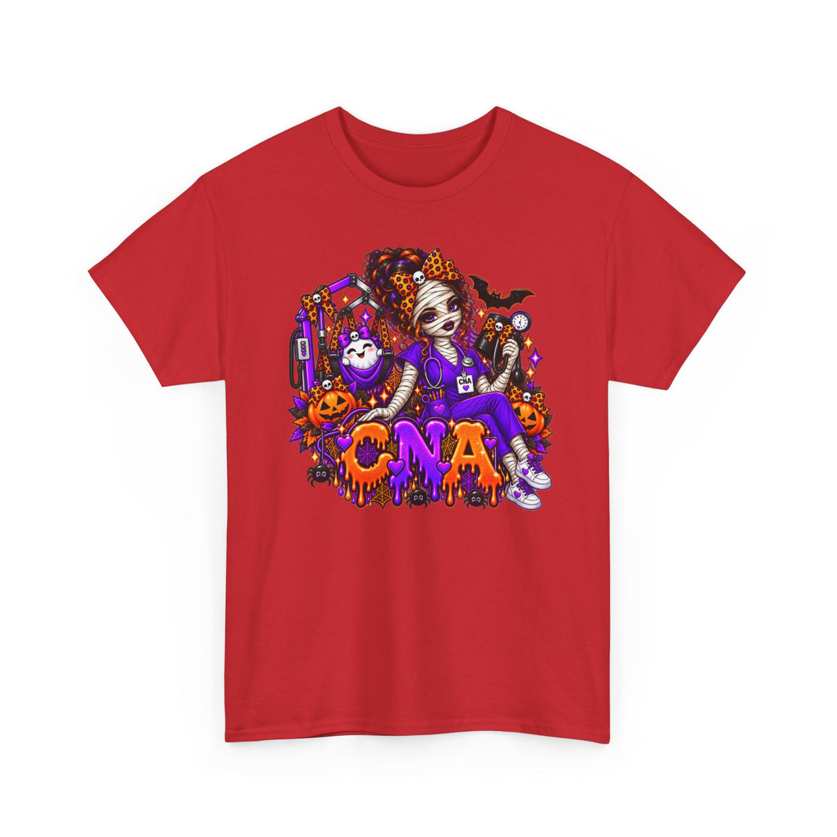 Halloween CNA T-Shirt — Spooky Nurse Costume Graphic Tee