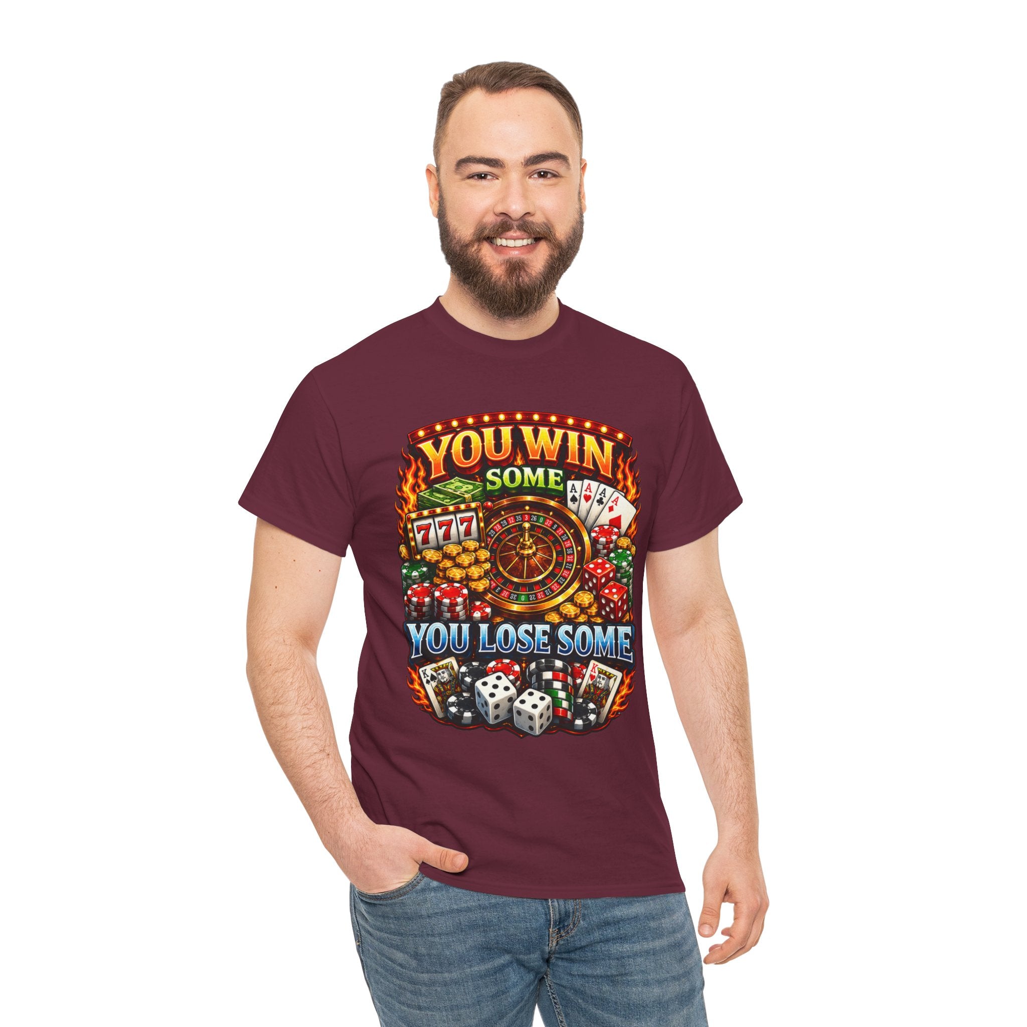 Casino Luck T-Shirt — "You Win Some, You Lose Some" Graphic Tee