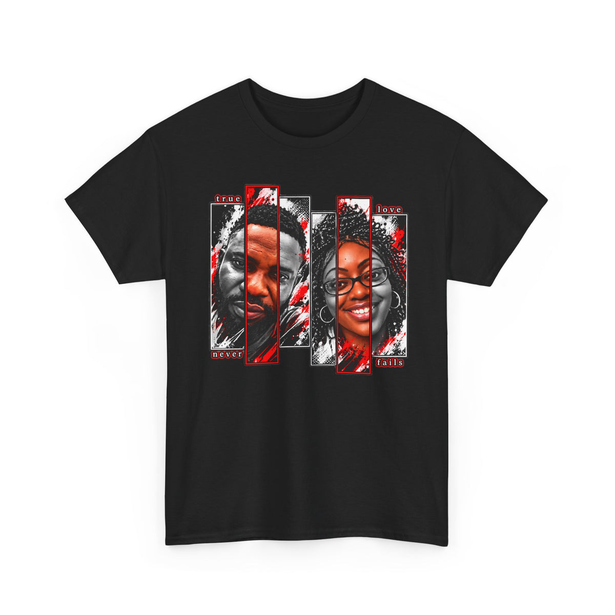 Black Love Portrait Graphic T-Shirt