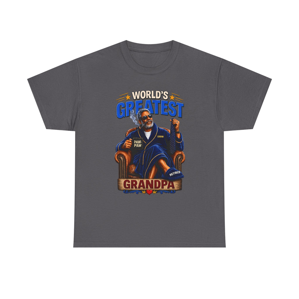 World's Greatest Grandpa T-Shirt – Retro Illustrated Father's Day Gift