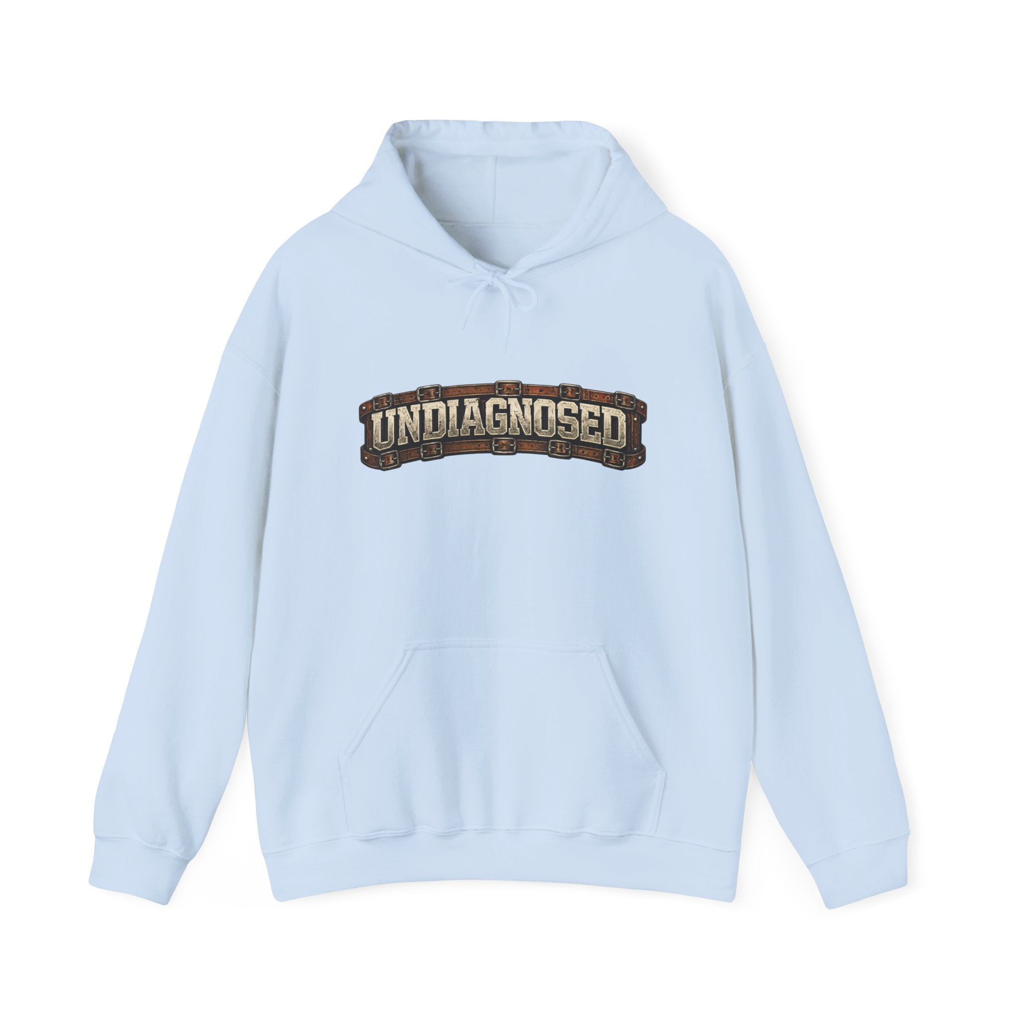 Undiagnosed Distressed Logo Hoodie – Vintage Grunge Pullover