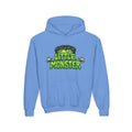 Youth Hoodie "Little Monster" Green Cartoon Kids Sweatshirt