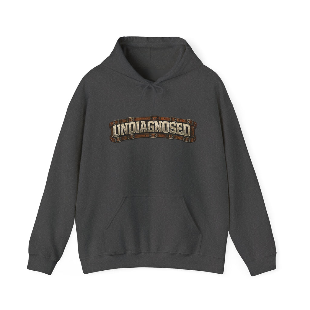 Undiagnosed Distressed Logo Hoodie – Vintage Grunge Pullover