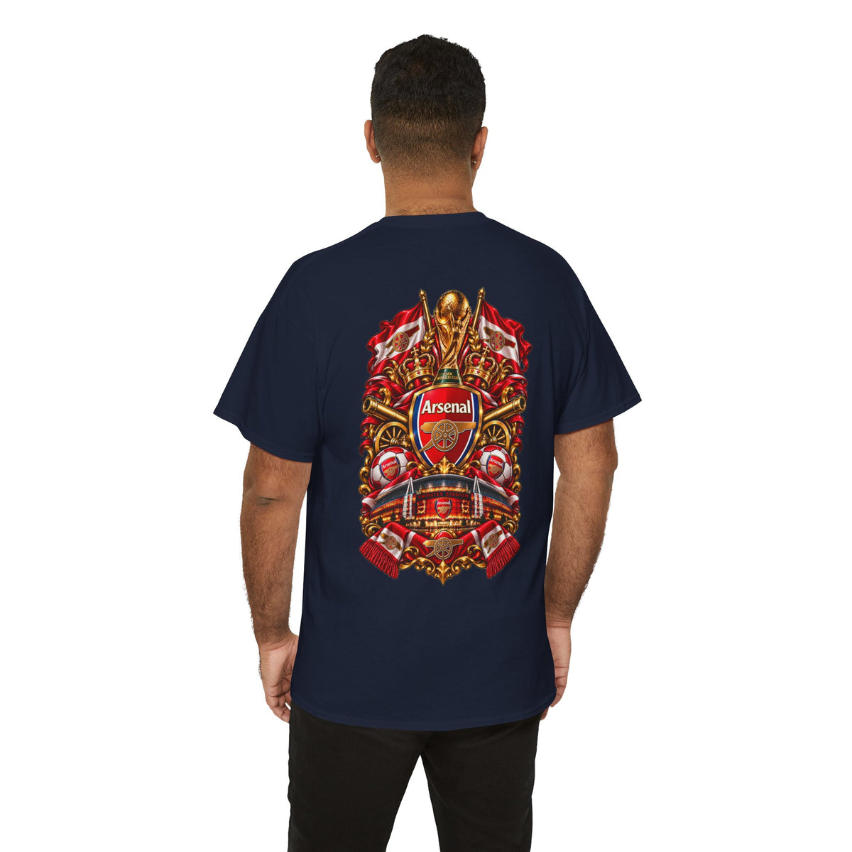 Arsenal Football Club Crest Graphic T-Shirt