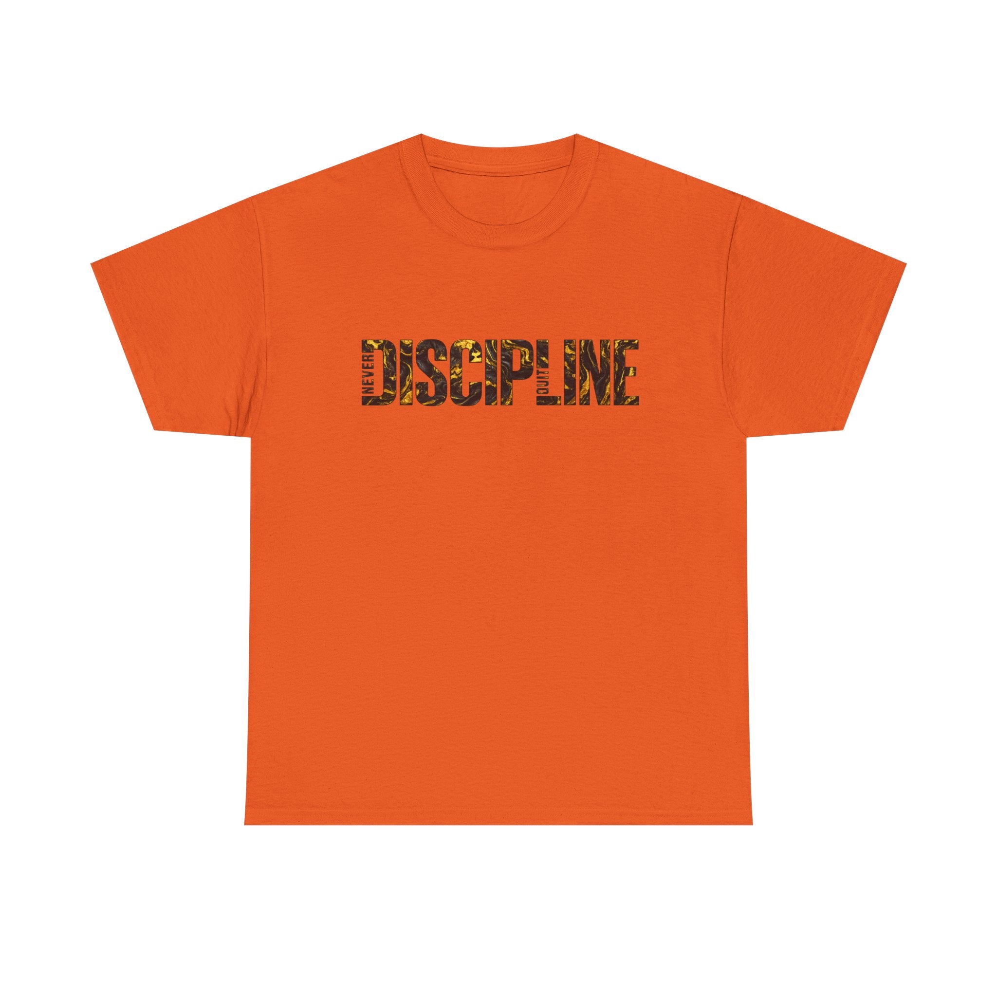 Discipline Graphic Tee — Motivational 'DISCIPLINE' Text Shirt for Gym & Self-Improvement