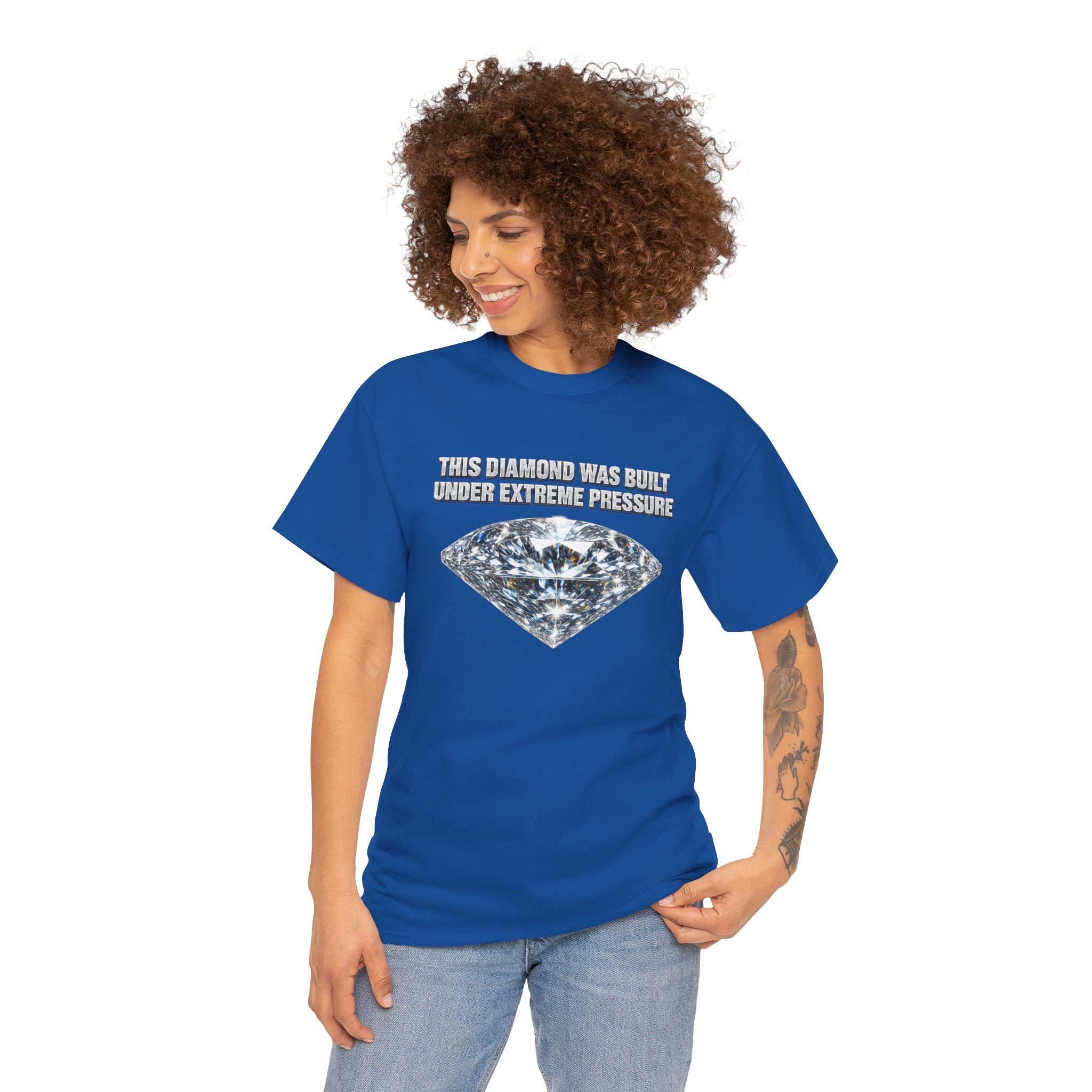 Diamond Under Pressure Graphic Tee — "This Diamond Was Cut Under Extreme Pressure"