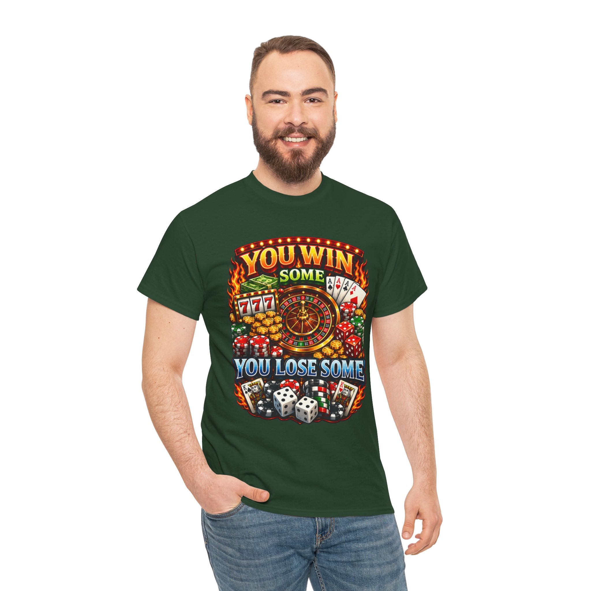 Casino Luck T-Shirt — "You Win Some, You Lose Some" Graphic Tee