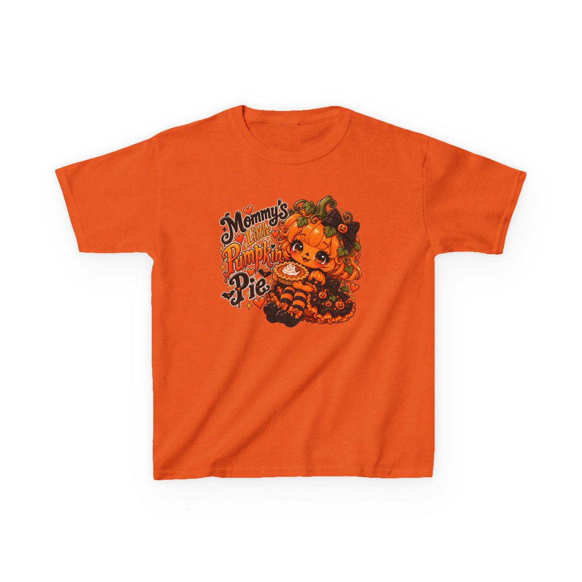 Kids T-Shirt — "Mommy's Pumpkin Pie" Cute Halloween Pumpkin Kid Tee