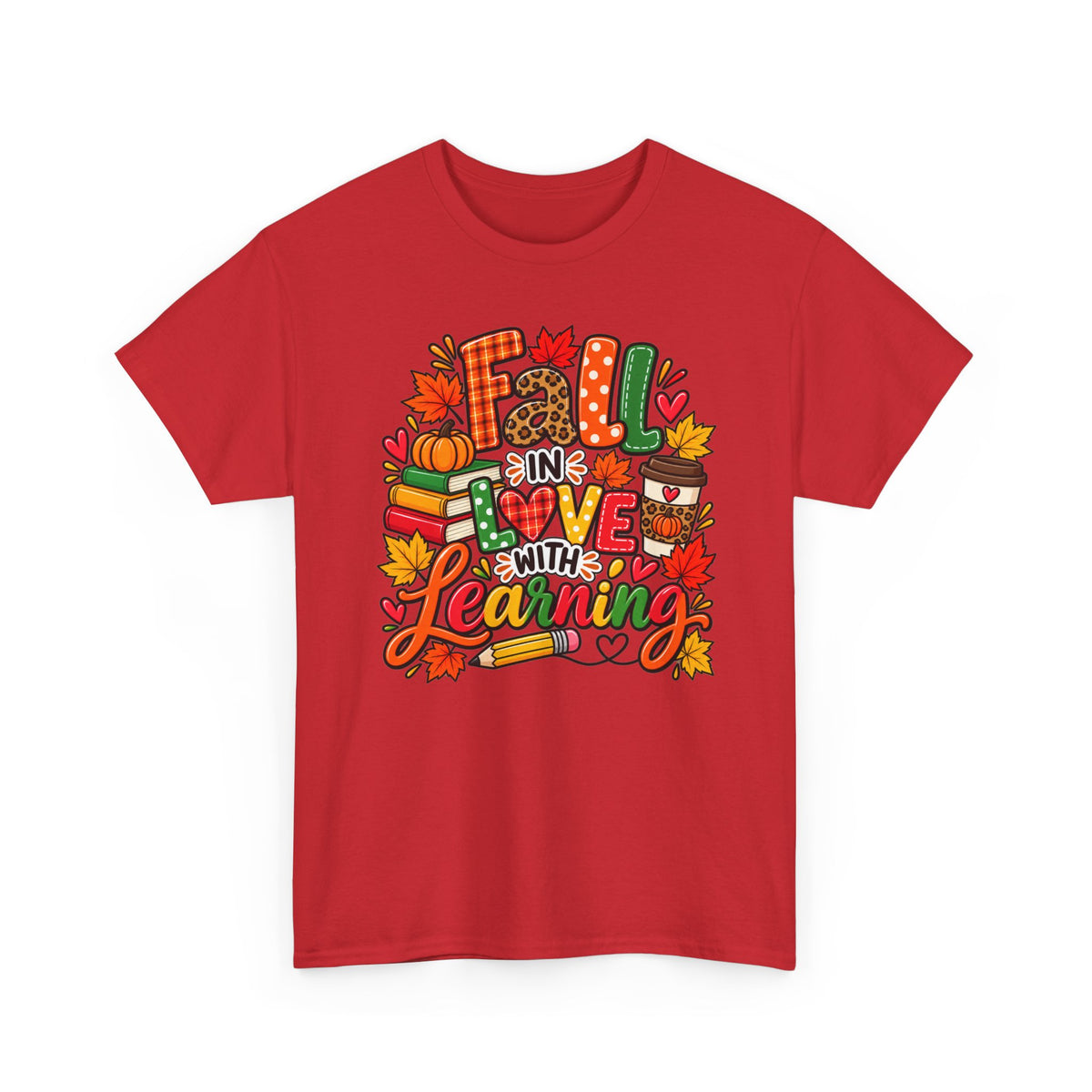 Fall "In Love With Learning" T-Shirt