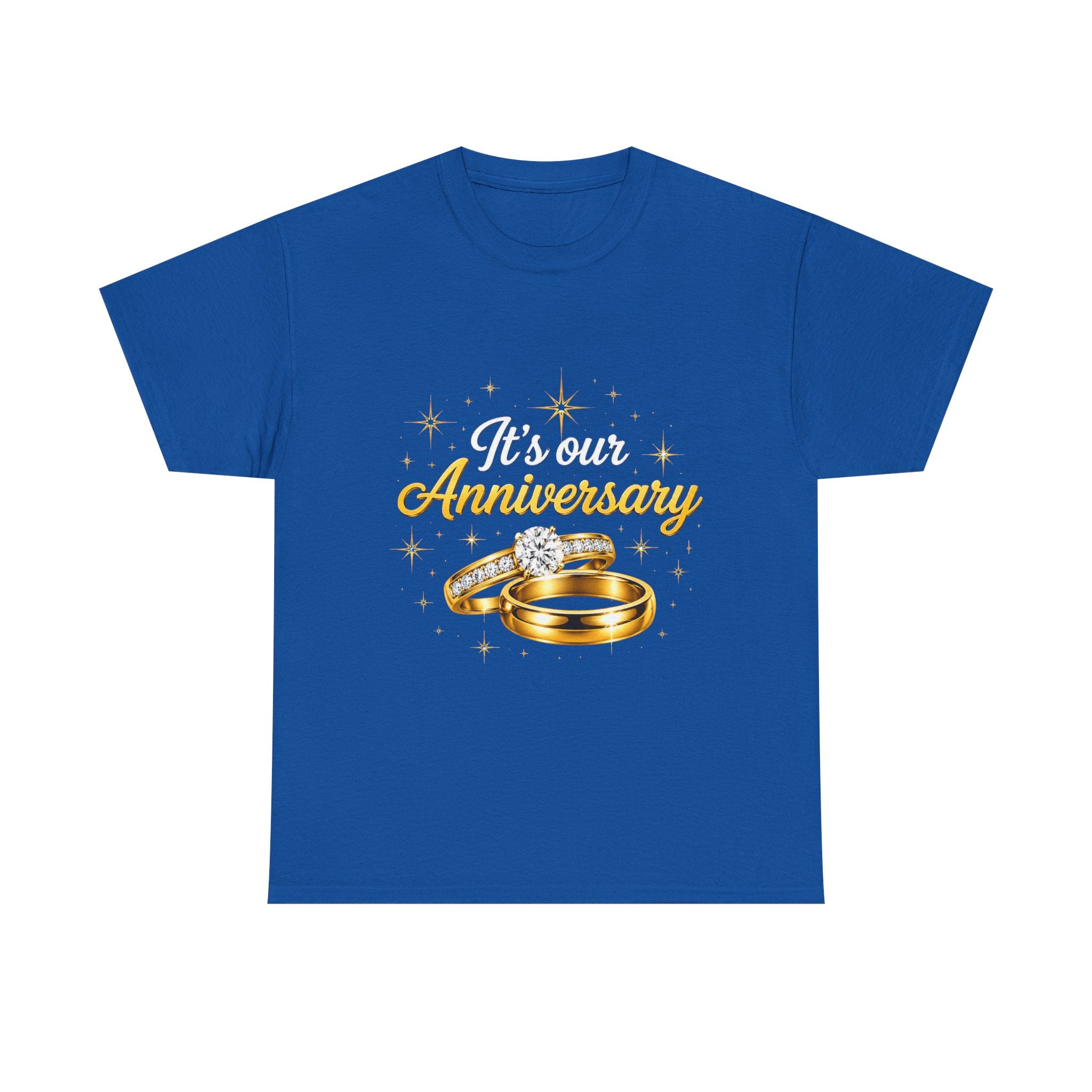 Anniversary Rings Tee — Golden Wedding Anniversary T-Shirt
