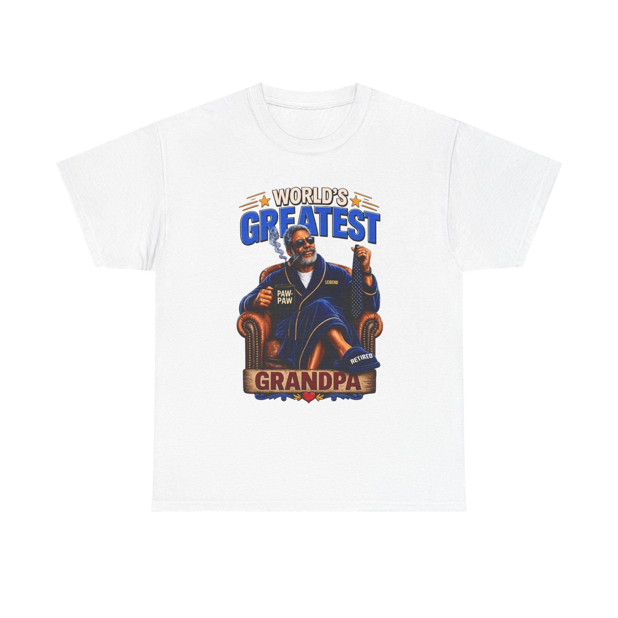 World's Greatest Grandpa T-Shirt – Retro Illustrated Father's Day Gift