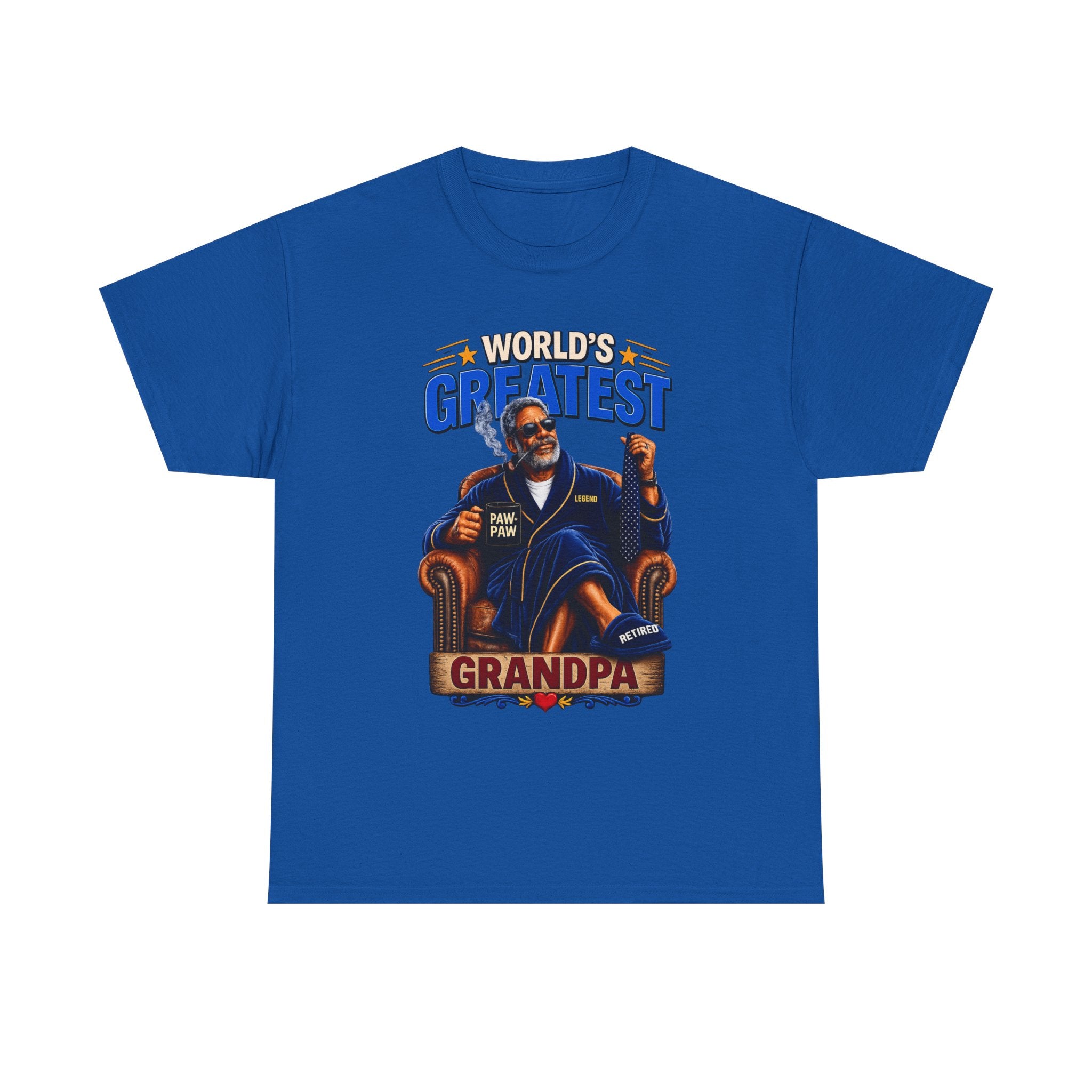 World's Greatest Grandpa T-Shirt – Retro Illustrated Father's Day Gift