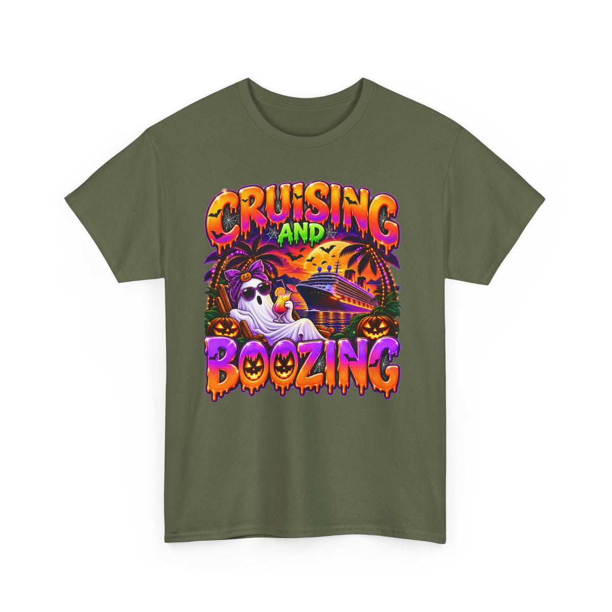 Cruising and Boozing Halloween Tee