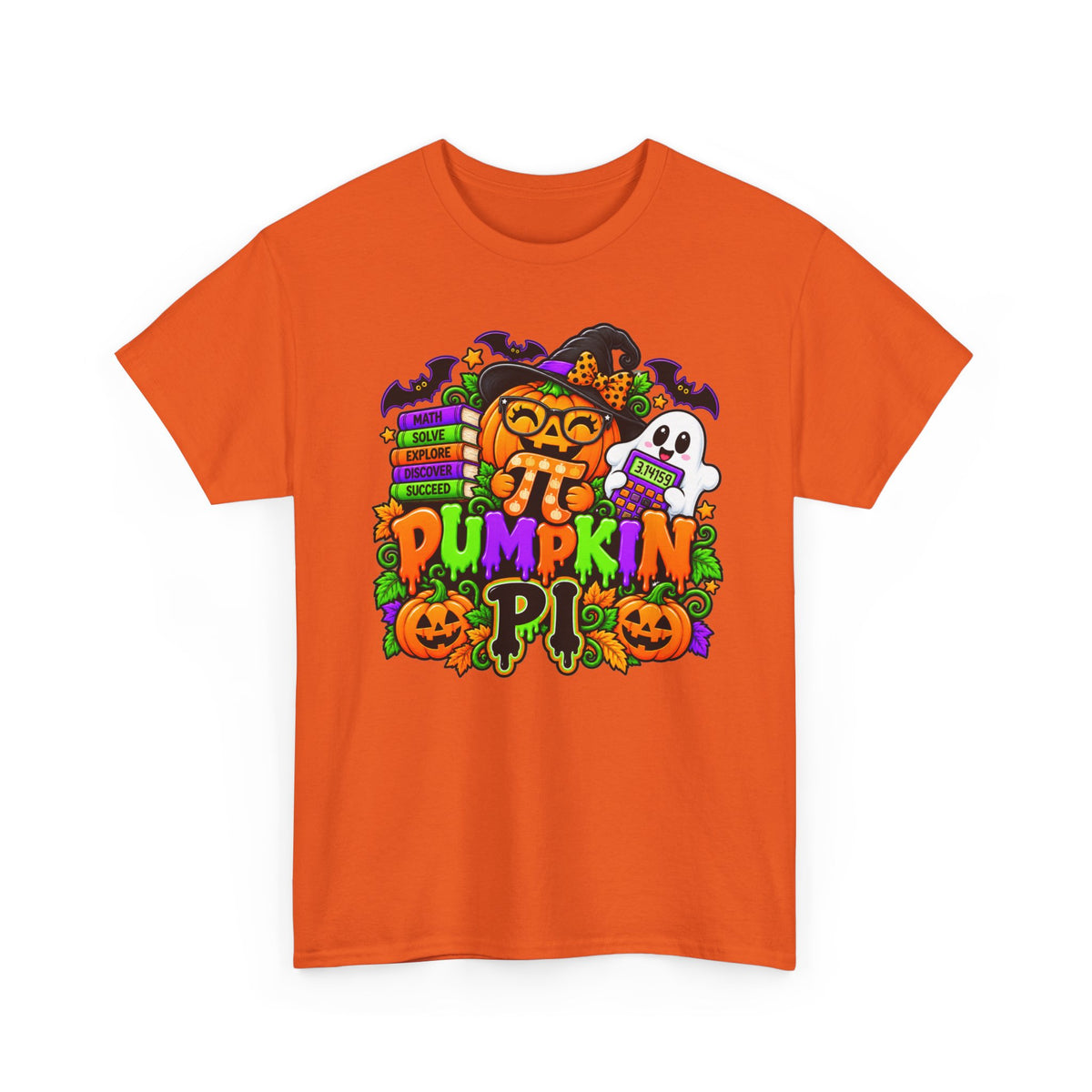 Pumpkin Pi Math Halloween Tee