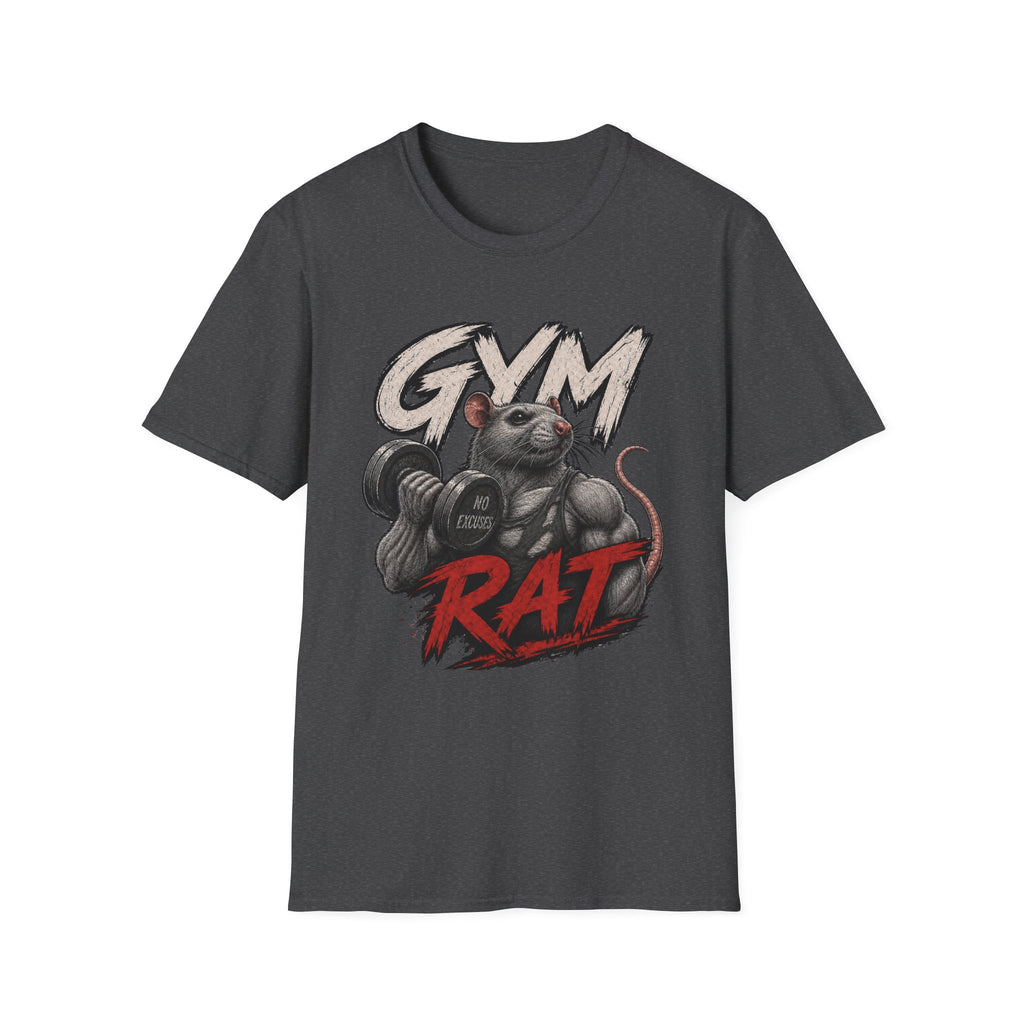 Gym Rat T-Shirt — Funny Weightlifting Fitness Tee