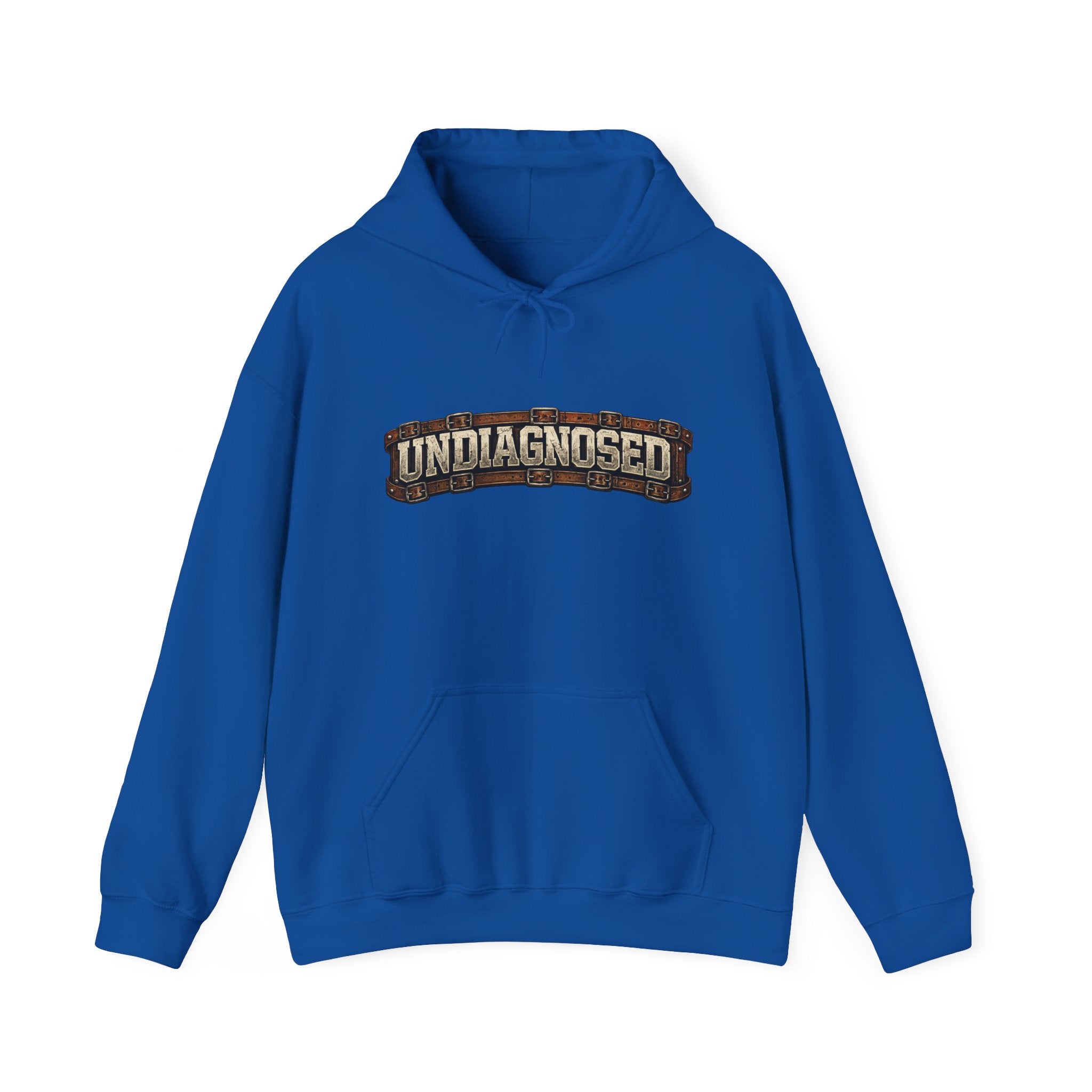 Undiagnosed Distressed Logo Hoodie – Vintage Grunge Pullover