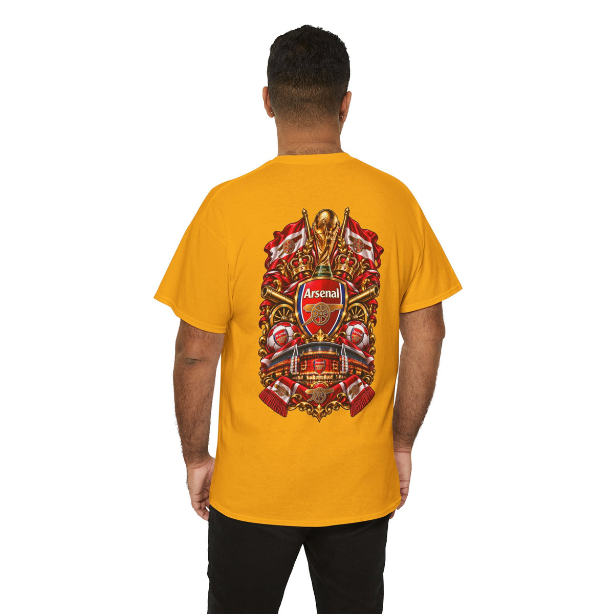 Arsenal Football Club Crest Graphic T-Shirt