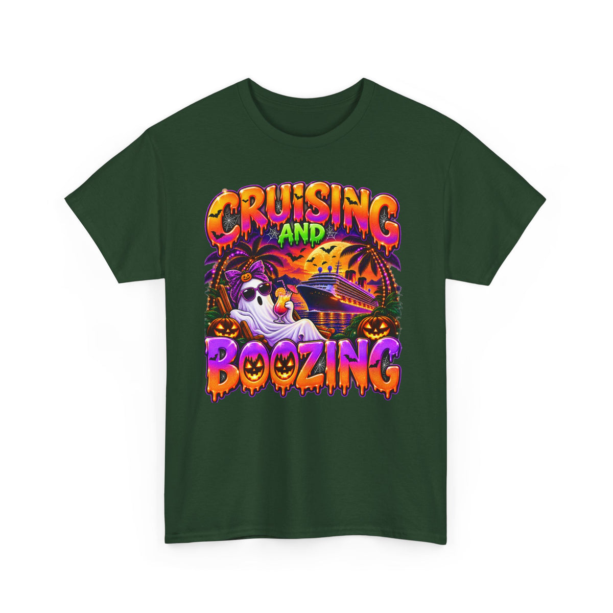 Cruising and Boozing Halloween Tee
