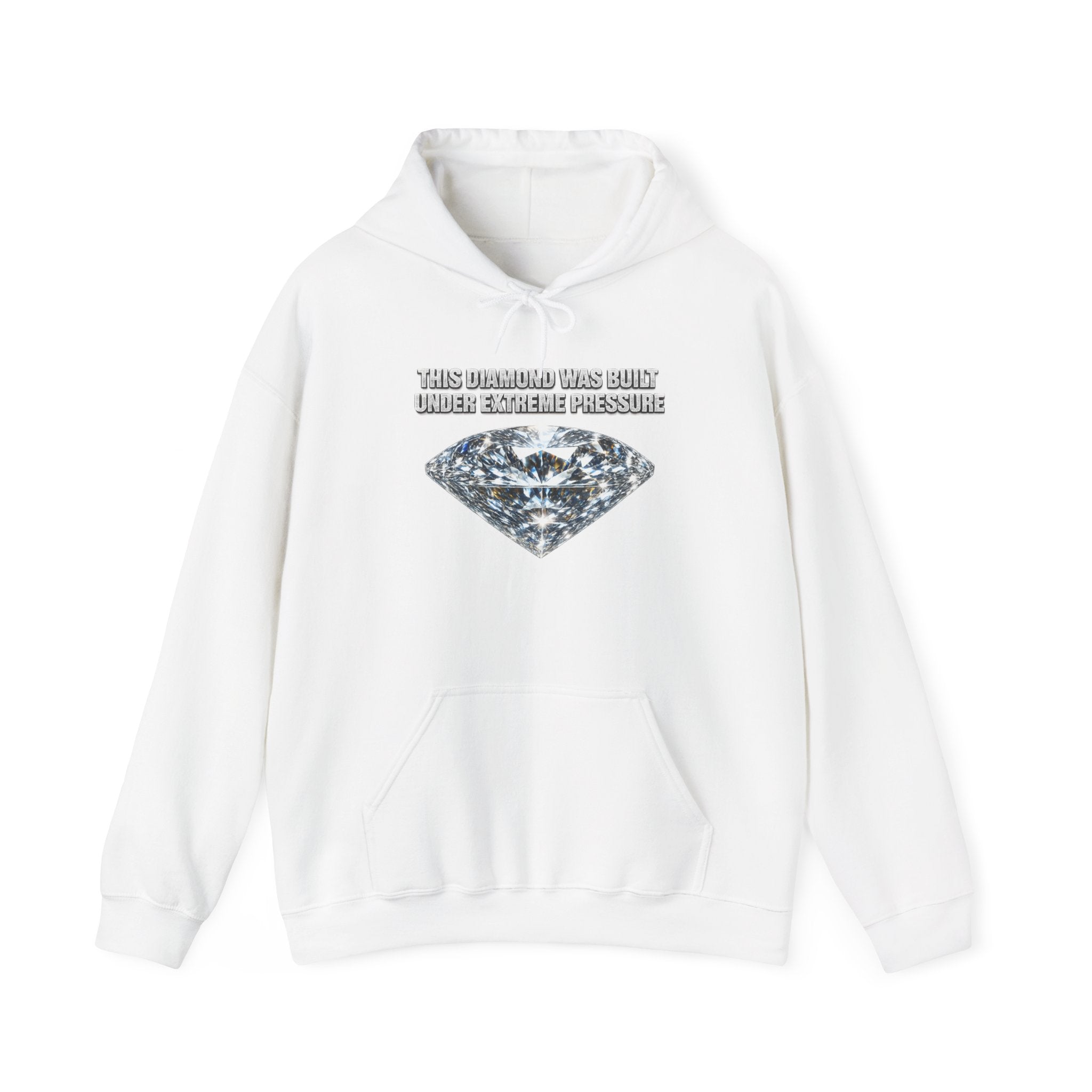 Diamond Graphic Hoodie — "The Pressure Made a Diamond" Cozy Pullover
