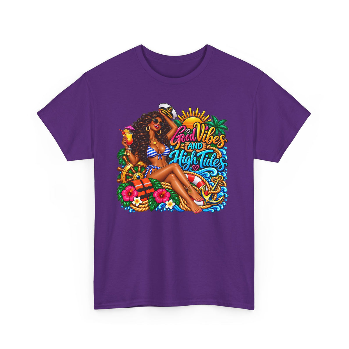 T‑Shirt — "Good Vibes and High Tides" Cruise