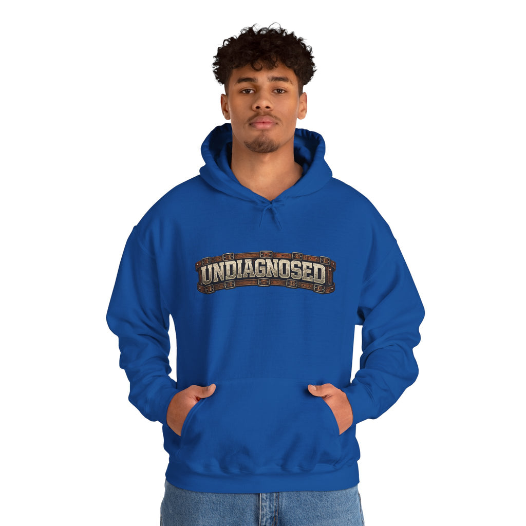 Undiagnosed Distressed Logo Hoodie – Vintage Grunge Pullover