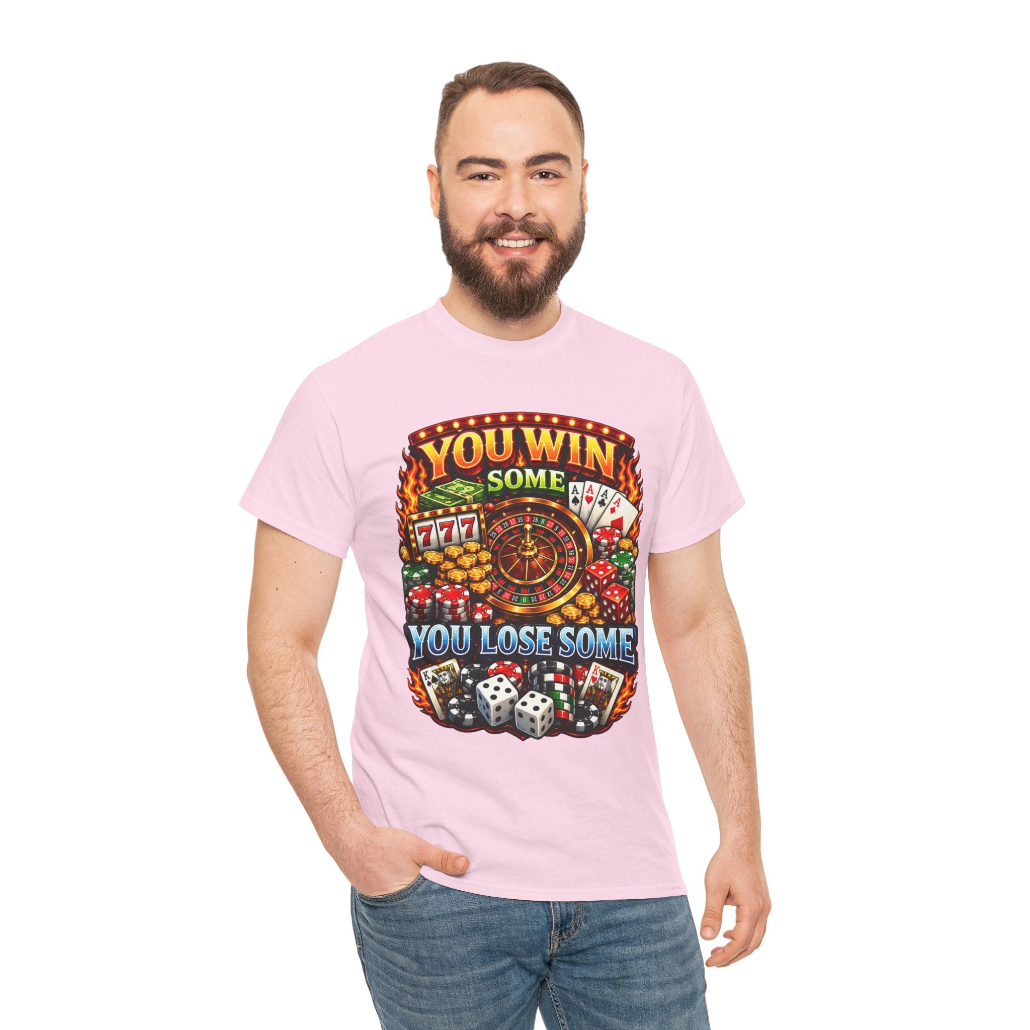 Casino Luck T-Shirt — "You Win Some, You Lose Some" Graphic Tee