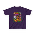 Kids Halloween Animal Costume Tee — “Happy Halloween” Pumpkin & Lion Design