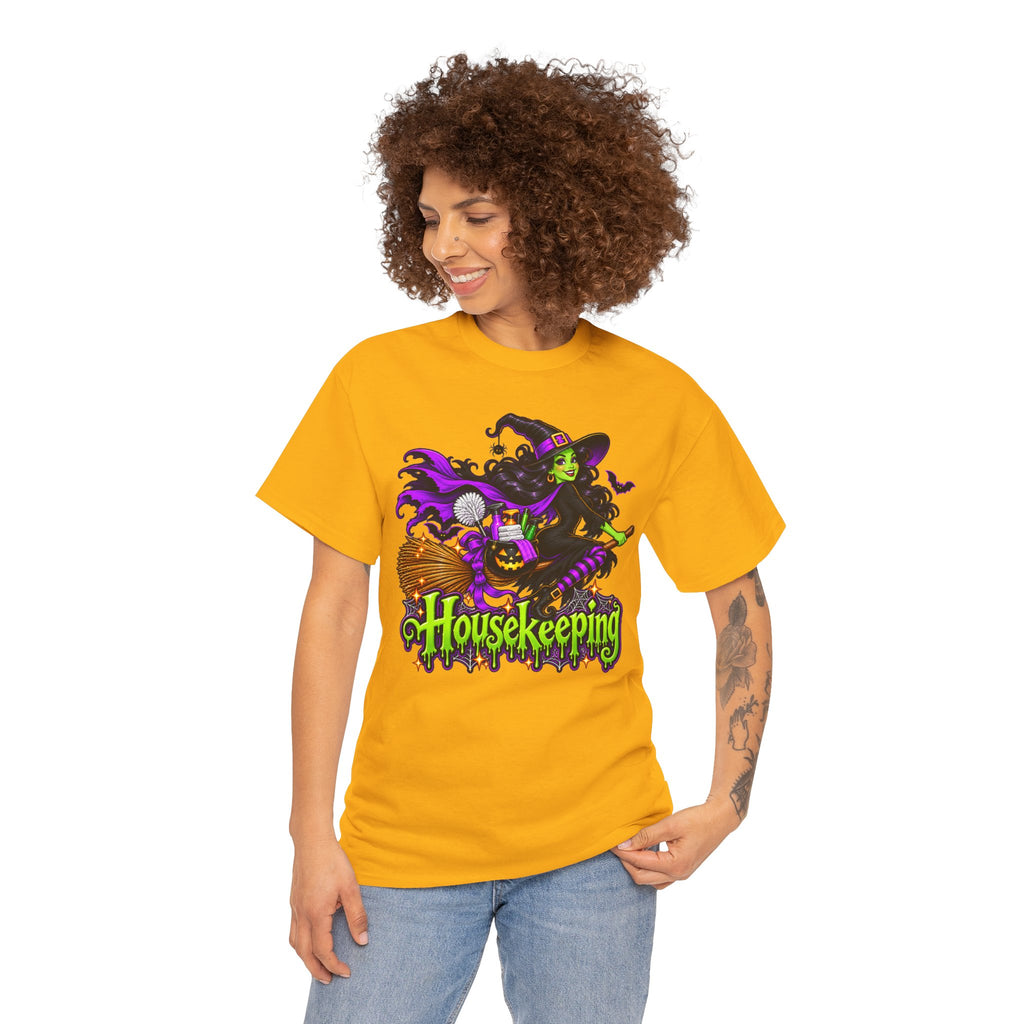 Housekeeping Witch Halloween T-Shirt